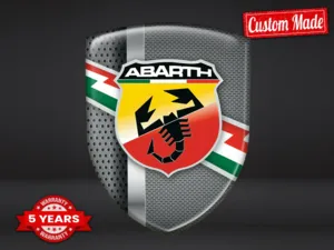 Fiat Abarth Cupole Adesive Premium Superiori Etichette Auto